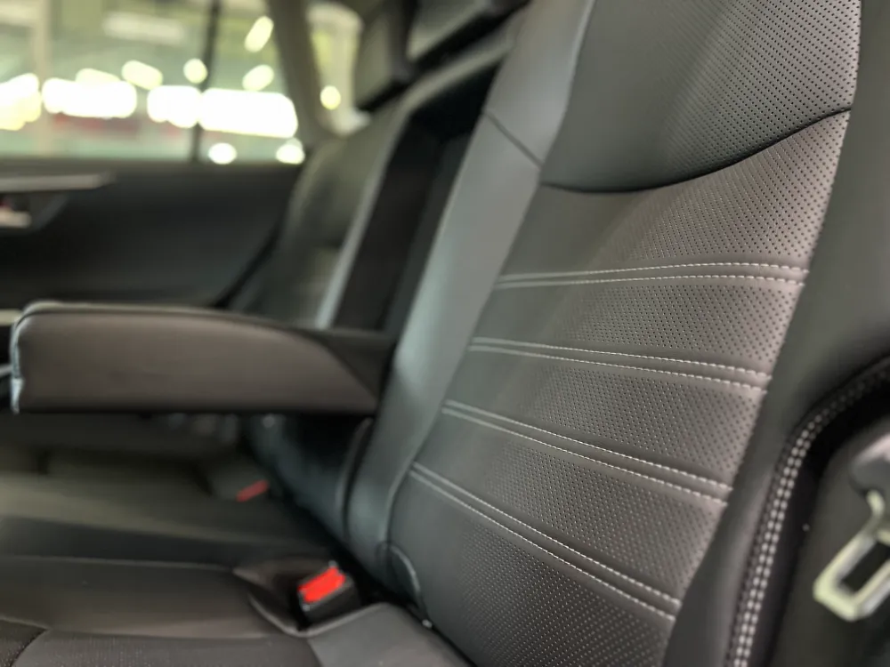 2023 toyota rav4 hybrid limited red with black interior 22